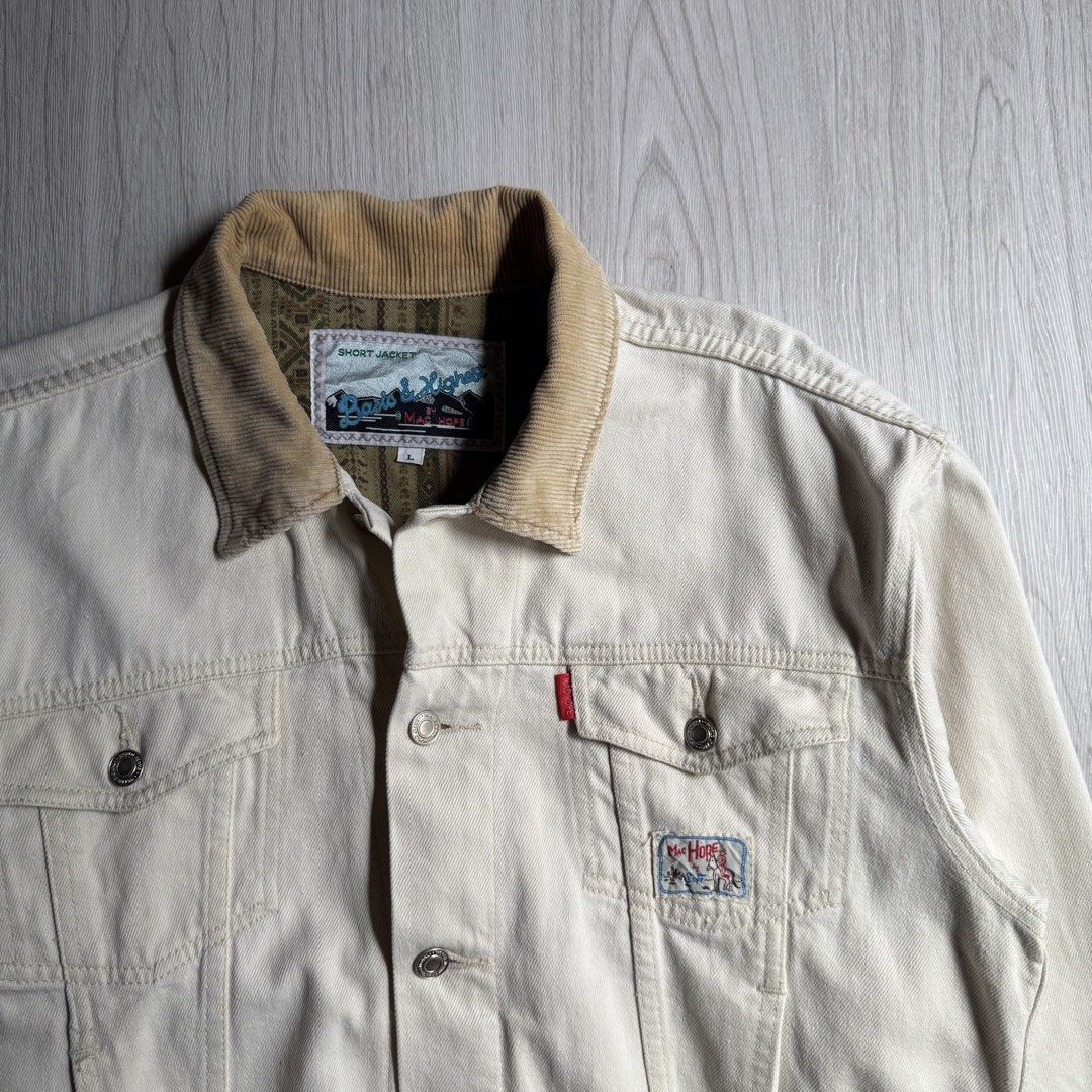 Vintage Mac hope Short Jacket (Category: Coats, Jackets and Outerwear) located in Zamboanga. Submitted by rustic.rev (Listing ID 1467969386, Image 2). Description: Vintage Mac hope Short Jacket In excellent condition, minimal stains & minimal signs of wear, personal favorite. Tagged: L Actual Measurements: Pit to pit: 22.5” Length: 22.5” Shoulders: 20.5” Sleeves length: 22.5”.