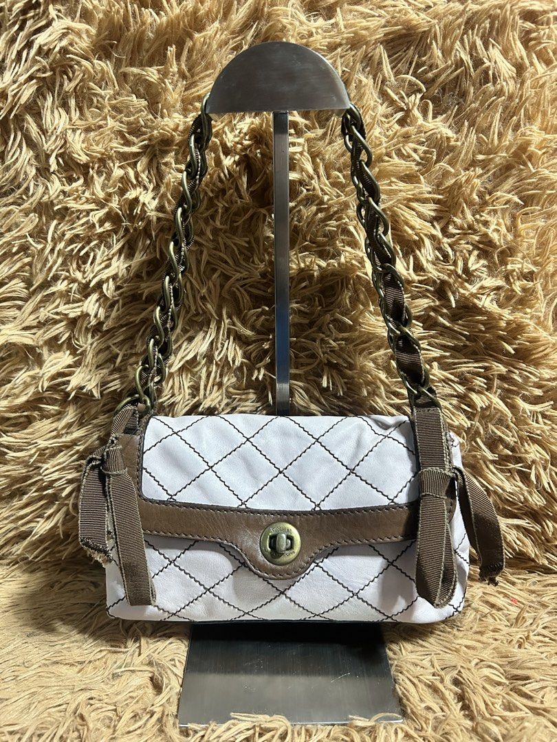 Vintage Moschino Kili Bag (Category: Luxury Bags & Wallets) located in Iloilo. Submitted by thrift-to-thrift-ukay (Listing ID 1467968003, Image 1). Description: Authentic/Legit Vintage Moschino Kili Bag Size Small Rank Ab Condition 9.8/10 .