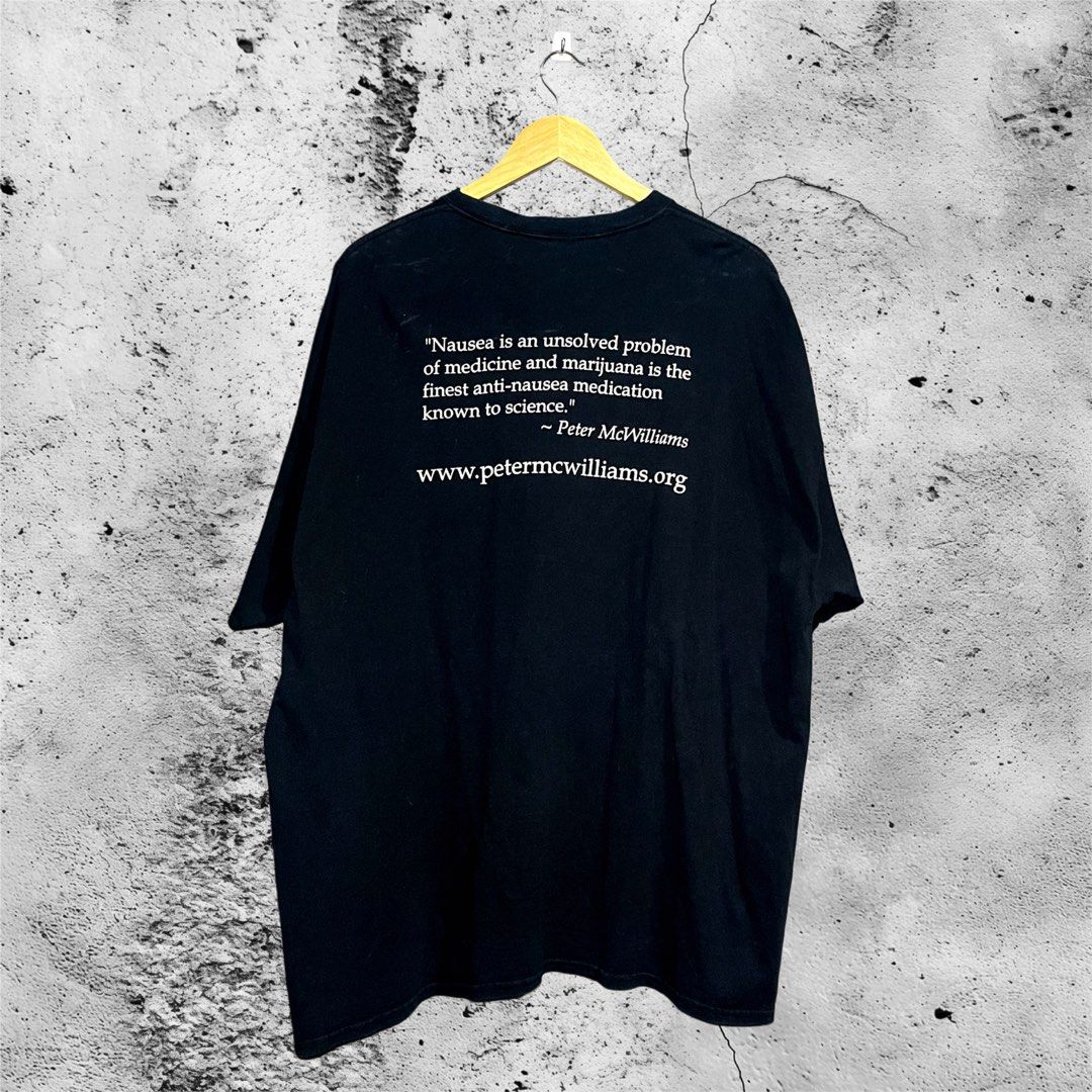Vintage Peter McWilliams “Marijuana” Shirt (Category: Tshirts & Polo Shirts ) located in Malolos. Submitted by xubileo (Listing ID 1468041976, Image 2). Description: PETER MCWILLIAMS “MARIJUANA” SHIRT 31x25 (XL on tag) DM ME FOR MORE INFO..