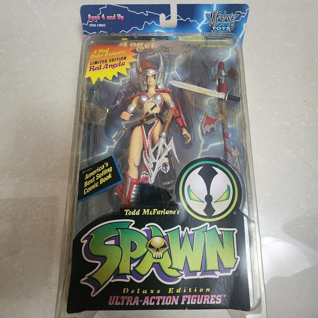 Vintage Spawn Red Angela McFarlane Limited Edition Mail Away (Category: Action & Battle Toys) located in Binan City. Submitted by tripwirecollectibles (Listing ID 1467889396, Image 1). Description: .