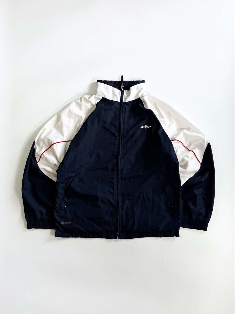 Vintage umbro pro training windbraker jacket (Category: Coats, Jackets and Outerwear) located in Manila. Submitted by curated_premium (Listing ID 1468008667, Image 1). Description: brandnew condition 10/10 color rate 10/10 condition size large to xl no issue.