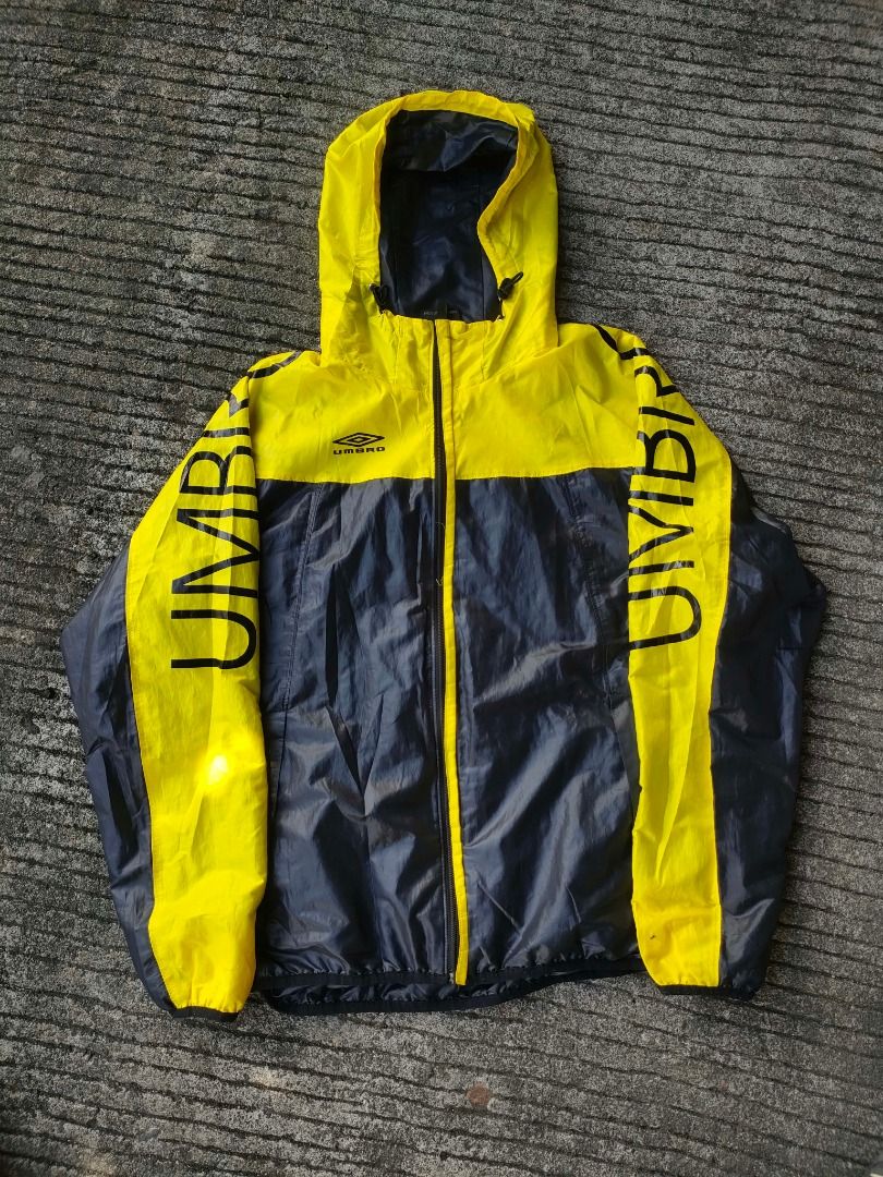Vintage Umbro windbreaker jacket (Category: Coats, Jackets and Outerwear) located in Calauag. Submitted by thirdfinds (Listing ID 1467974143, Image 1). Description: Vintage Umbro windbreaker jacket deadstock condition 23x27.