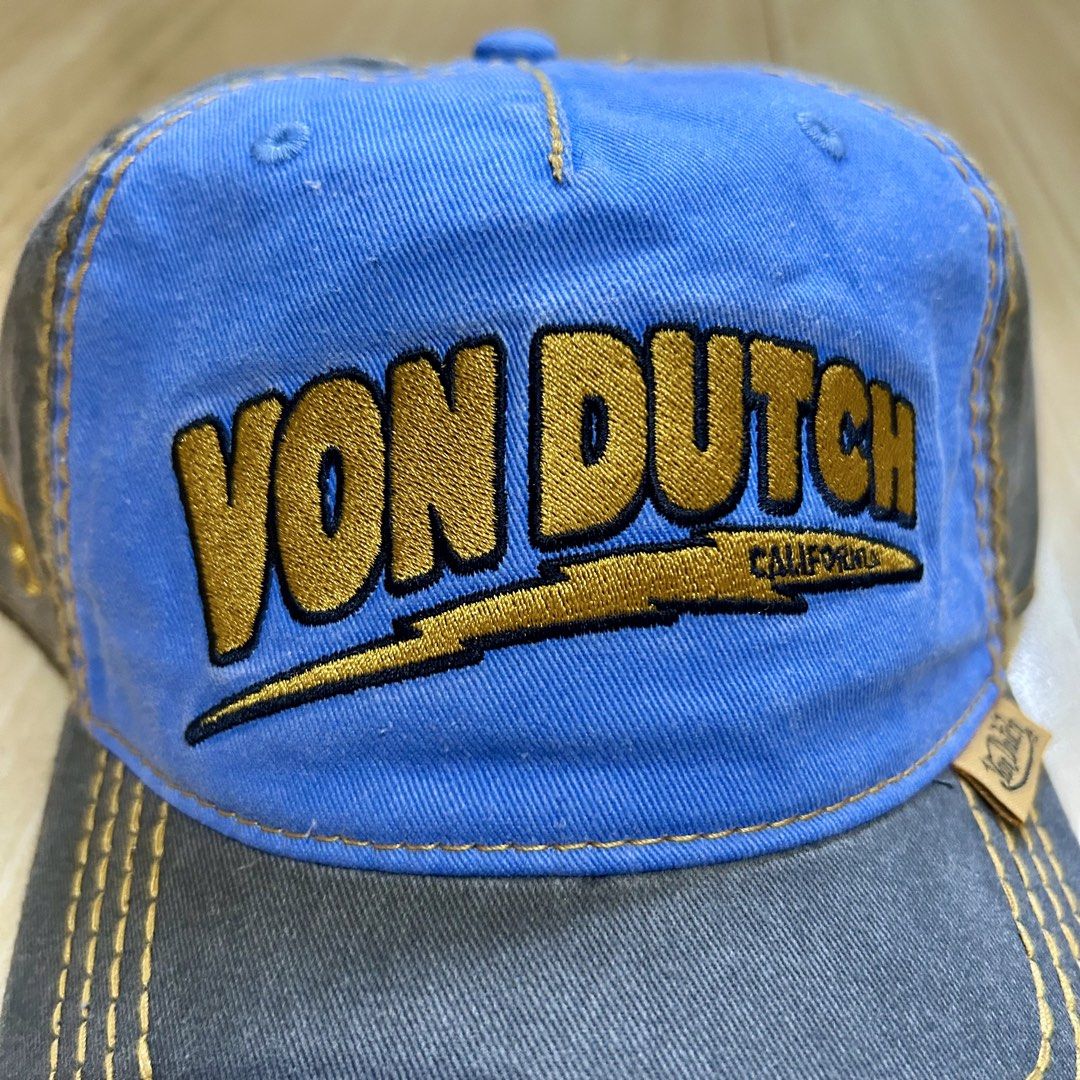 Von Dutch Blue Lightning Cap (Category: Caps & Hats) located in Manila. Submitted by thrifto1 (Listing ID 1467968732, Image 2). Description: Plaridel Bulacan loc Detailed pictures posted 750 only As new condition Dm for sure buyer.