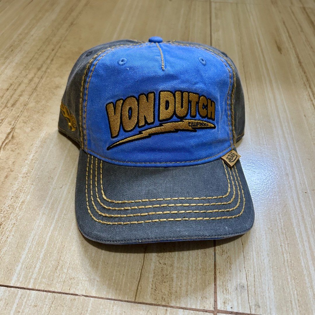 Von Dutch Blue Lightning Cap (Category: Caps & Hats) located in Manila. Submitted by thrifto1 (Listing ID 1467968732, Image 1). Description: Plaridel Bulacan loc Detailed pictures posted 750 only As new condition Dm for sure buyer.