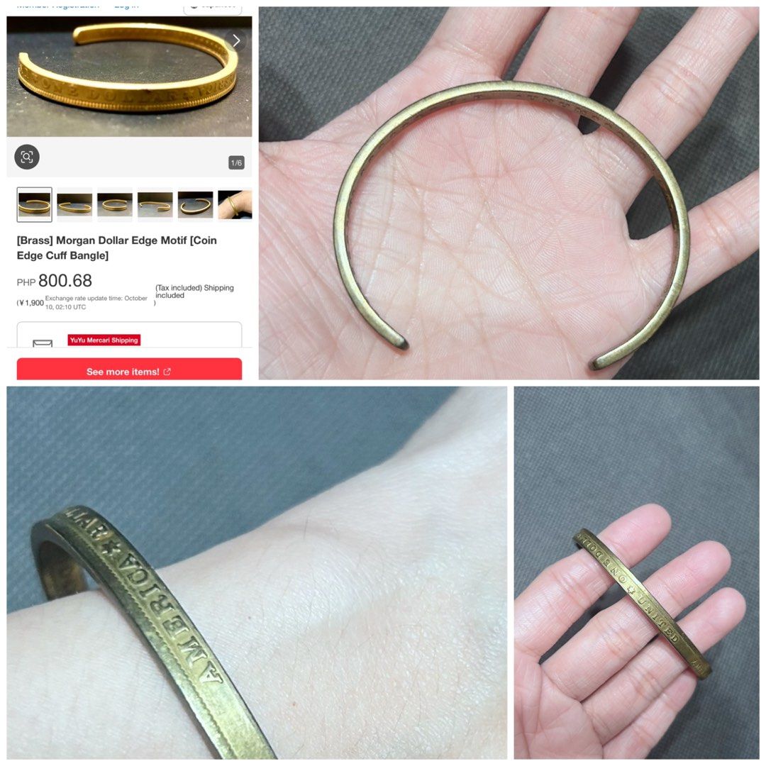 VTG Brass Cuff Bangle (Category: Bracelets) located in Makati City. Submitted by cestparfaitvintagejewelries (Listing ID 1467851914, Image 1). Description: .