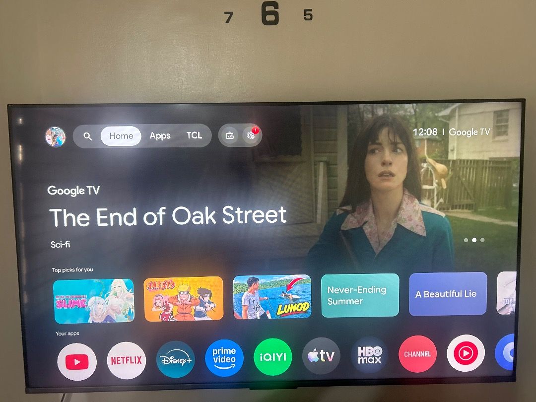 Flat Screen 4k UHD Google tv TCL p71b 50 inch (Category: TV) located in Lucena. Submitted by shawniboi_08 (Listing ID 1467857270, Image 1). Description: *Wlang issues *sobrang bilis at dali gamitin. google tv *may pre installed movie apps na libre gamitin. *almost brand new *with original box *Remote *Wall bracket *2 and half years na simula nung nabili hindi na gagamit ksi wla kme dto sa pinas kesa maiwan nnman dto sa bahay sayang nman. .