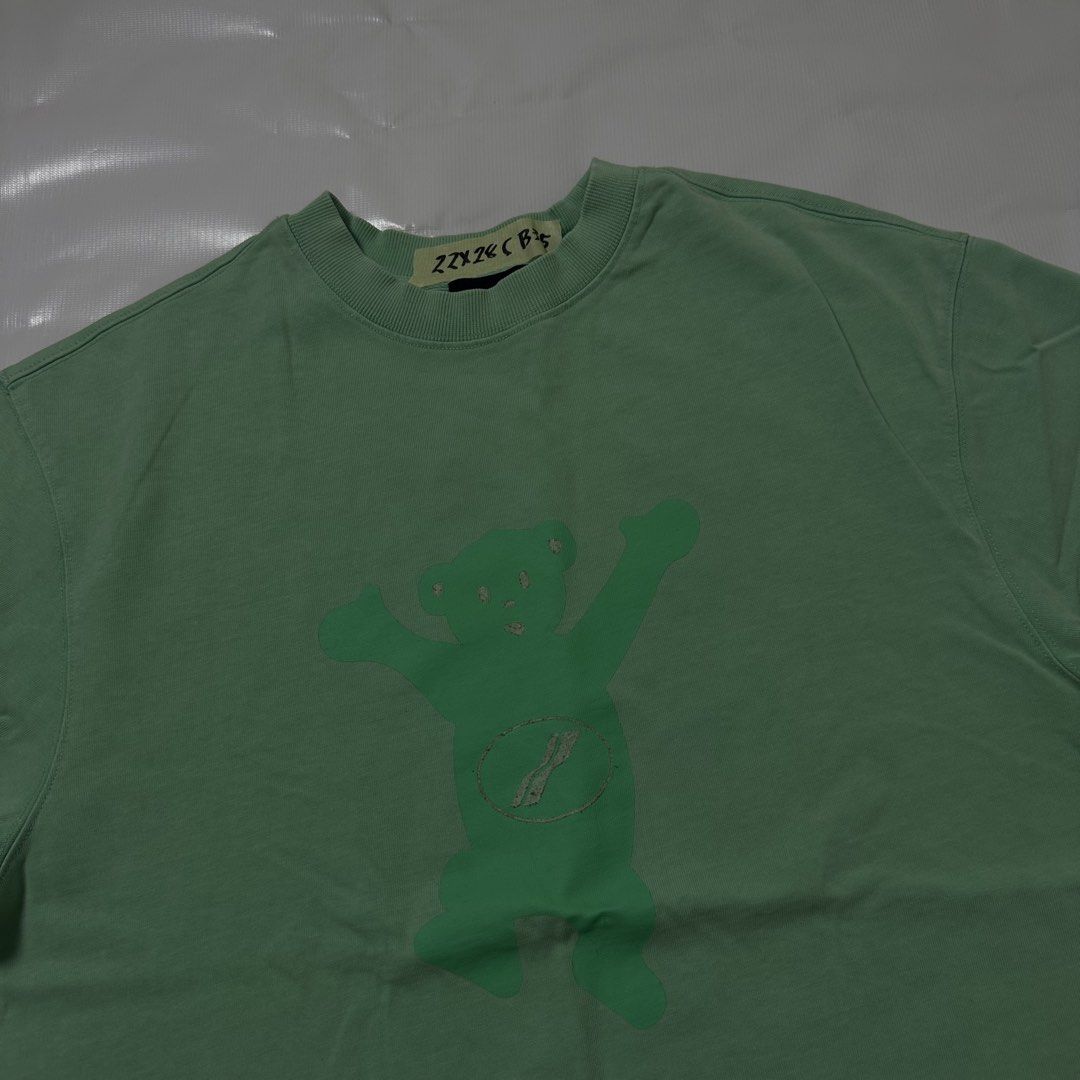 WE11DONE Green Bear Graphic Tee Size S (Category: Tshirts & Polo Shirts ) located in Gapan. Submitted by rasthriftshop17 (Listing ID 1468003478, Image 3). Description: WELLDONE w/back hit Size on tag: S Dimes: 22 x 28 Condition: Excellent Color rate: 9/10 Issue: None.