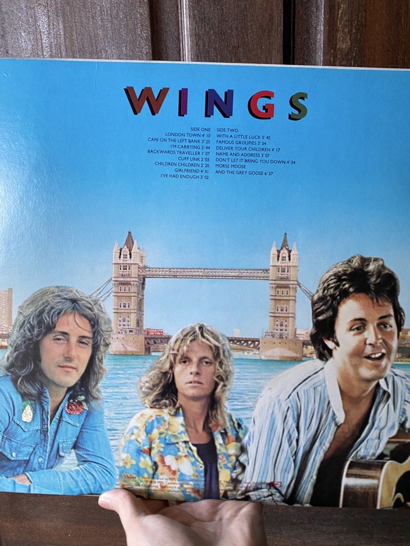 London - Town Wings (LP) (Category: Vinyls) located in Cainta. Submitted by stuff_4_sale_dump (Listing ID 1467932972, Image 3). Description: with protective outer and inner sleeves.
