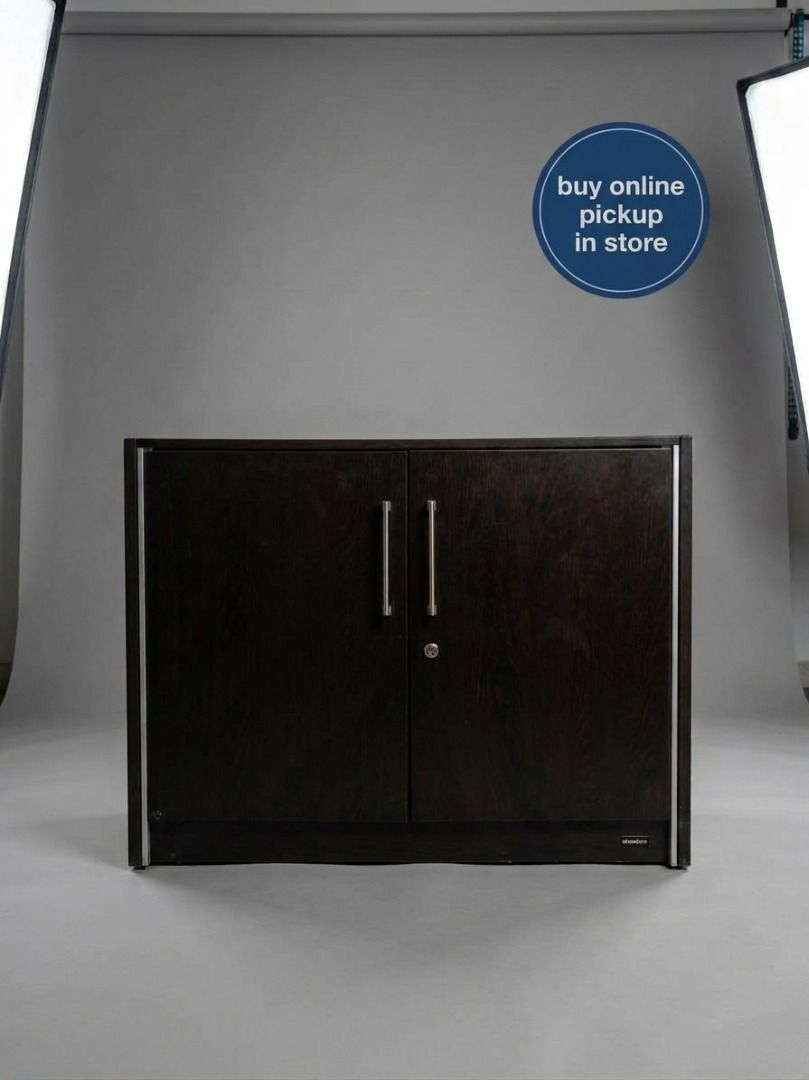 WOOD DOUBLE DOOR CABINET (Category: Shelves, Cabinets & Racks) located in Valenzuela. Submitted by jesspesongco (Listing ID 1467897999, Image 1). Description: WOOD DOUBLE DOOR CABINET BRAND: OKAMURA PRICE: 7,000 SIZE: L94cm W45cm H73cm ✔ Storage: Stores and organizes items. ✔ Organization: Keeps belongings neat and easy to find. 📍 LOCATION: OFFICEBUSTERS BALINTAWAK 👤 Look for: Hesus 📞 0961 690 4709.