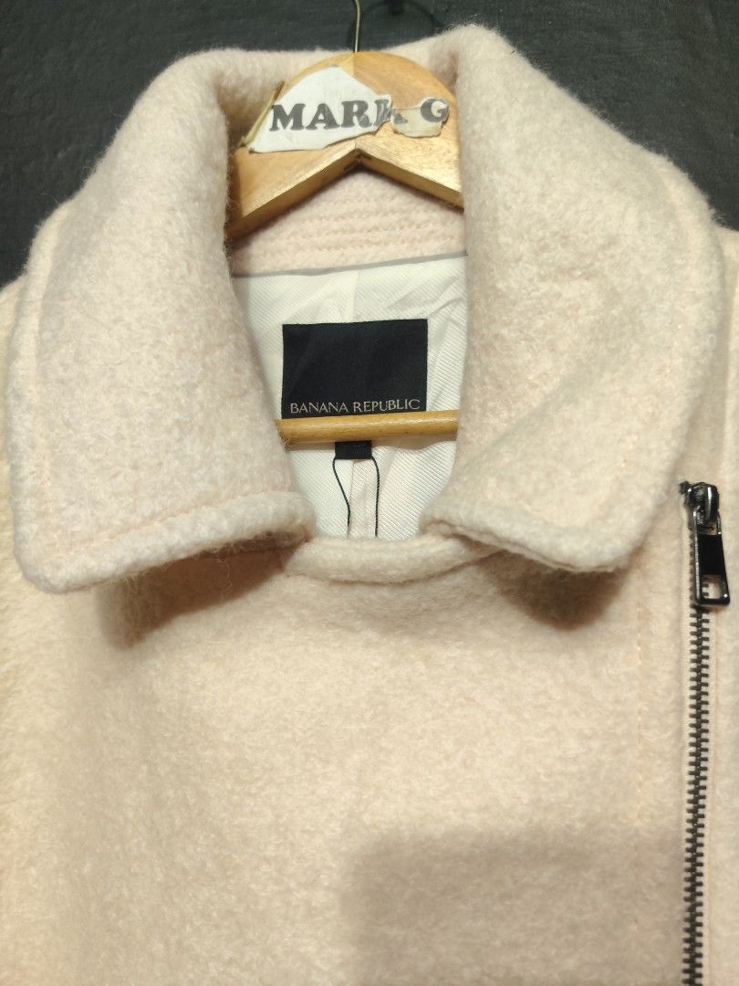 Wool blend winter jacket (Category: Coats, Jackets and Outerwear) located in Santa Cruz. Submitted by mark_grimaldo (Listing ID 1467987787, Image 3). Description: Wool-Blend Cocoon Moto Jacket Banana Republic ✅Size: XL/2XL (25 x 28) ✅P 1,500 ✅Excellent condition w/ hang tag Original price $228 see pic for details Laguna Area DM📩📩📩.