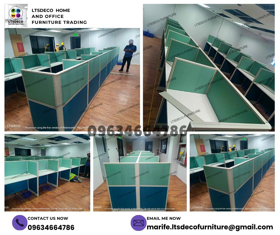 workstation table modular customized office partition furnitures (Category: Office Furniture & Fixtures) located in Quezon City. Submitted by lailace (Listing ID 1467910373, Image 3). Description: 👉Are you looking for WORKSTATION, MODULAR CUBICLES OFFICE PARTITION, and OFFICE FURNITURE SUPPLIER? LTSDECO Furniture, is direct supplier, manufacturer, and trusted provider of high quality, affordable and durable modular office divider partition, home