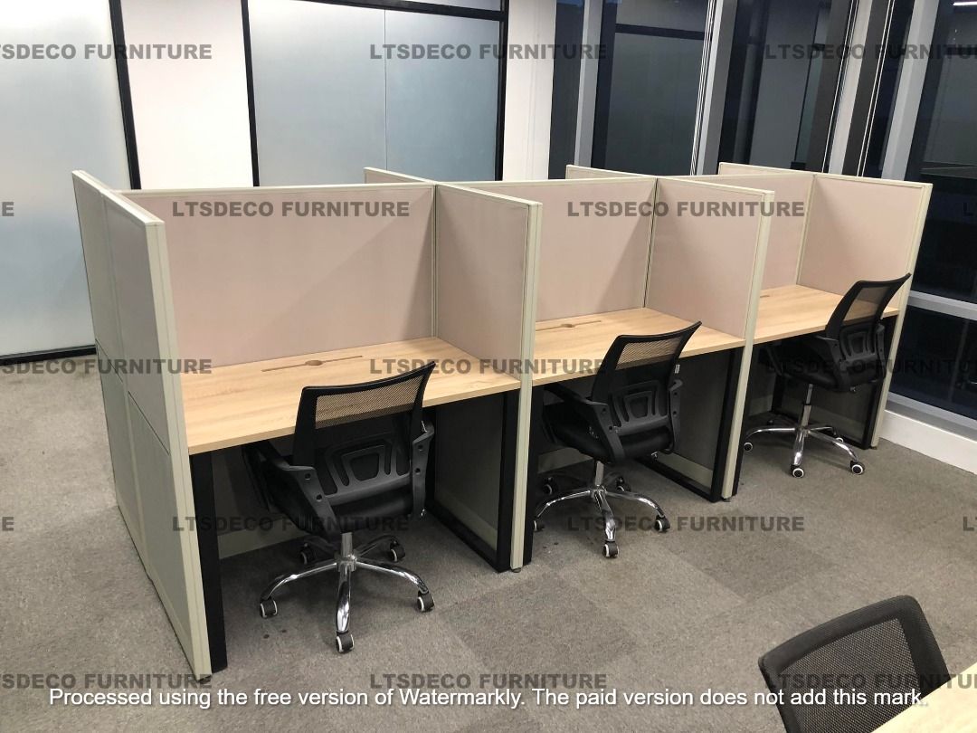 workstation tables modular customized office partitions (Category: Office Furniture & Fixtures) located in Quezon City. Submitted by ltsdecofurniture (Listing ID 1467921871, Image 2). Description: 👉Are you looking for WORKSTATION, MODULAR CUBICLES OFFICE PARTITION, and OFFICE FURNITURE SUPPLIER? LTSDECO Furniture, is direct supplier, manufacturer, and trusted provider of high quality, affordable and durable modular office divider partition, home