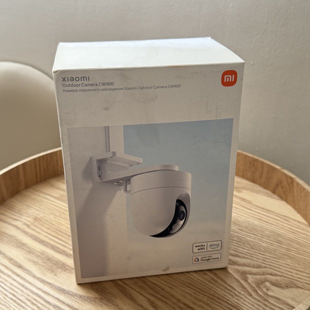Xiaomi Outdoor Camera CW400 (Category: Security Systems & CCTV Cameras) located in Marikina City. Submitted by lovegoeson (Listing ID 1467952124, Image 1). Description: - Sealed - Brand new in unopened retail box (Model: MJSXJ04HL) - 4-Megapixel camera with sharp image quality - IP66 water-resistant for reliable outdoor use - 360-degree panoramic detection and motion tracking - Smart full-color night vision for clear dark-time monitoring - Two-wa