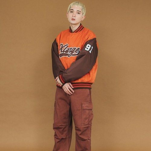 XLARGE Baseball Logo Varsity Jacket (Category: Luxury Apparel) located in General Trias. Submitted by seconddegreeco (Listing ID 1467976213, Image 2). Description: XLARGE Baseball Logo Varsity Jacket Small best fit Large (boxy) 24 length 24 width 23 sleeves Like new ✨ No issue.