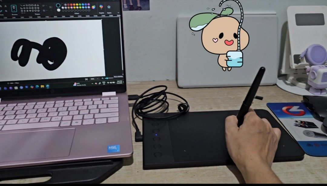 XP-Pen Drawing Tablet with Stylus and Cable (Category: Other Gadgets) located in Dasmarinas. Submitted by jazvielle (Listing ID 1467910131, Image 3). Description: - Complete XP-Pen graphic tablet bundle in black - Includes drawing pad, branded stylus pen, and velcro-secured coiled USB cable - Surface shows minimal signs of handling - Fully tested and working properly - Ideal setup for digital artists, students, and graphic designers 👉 Honest dis