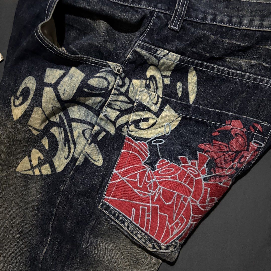 Y2K BAGGY DENIM PANTS (Category: Jeans) located in Taytay. Submitted by dwinsapparel (Listing ID 1467938558, Image 2). Description: Y2K DENIM PANTS W-36 L-45 LEGHOLE -14 HEM -9.5 GOOD CONDITION NEED WASH COMPLETE TAGS.