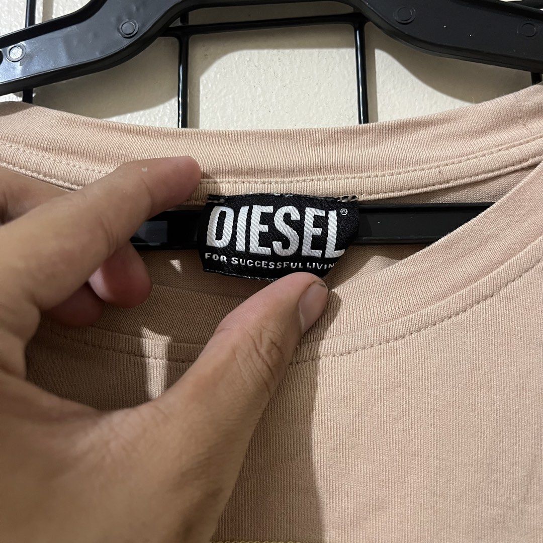 Y2k Diesel Shirt (Category: Tshirts & Polo Shirts ) located in Guagua. Submitted by 2ndpick.ph (Listing ID 1467946433, Image 3). Description: Y2K Diesel Shirt Dimes:21x25 boxy fit Condition:9/10 Color rate:9.5/10 Issue:check last pic need repair 200+sf j&t ₱50luzon ₱70visayas mindanao Pampanga loc.