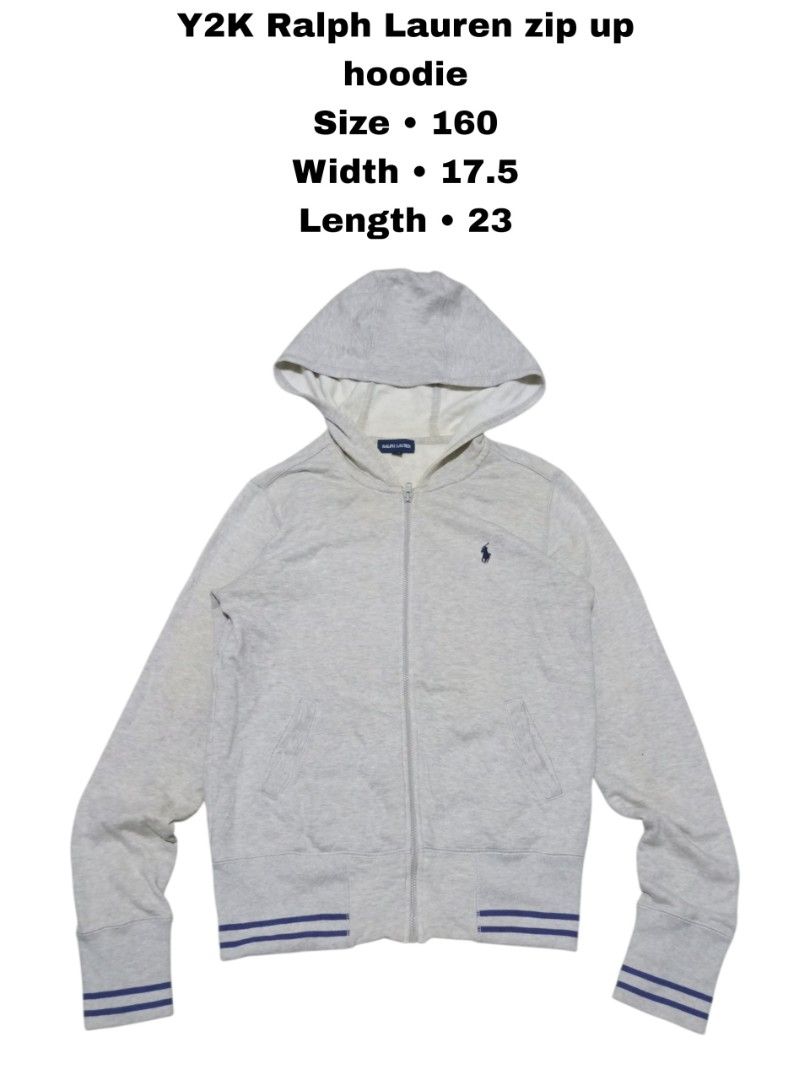 Y2k Ralph Lauren zip up jacket (Category: Coats, Jackets and Outerwear) located in Manila. Submitted by _t20hrift (Listing ID 1467988963, Image 1). Description: Y2K Ralph Lauren zip up jacket size • 160 17.5 | 23 Dimension.