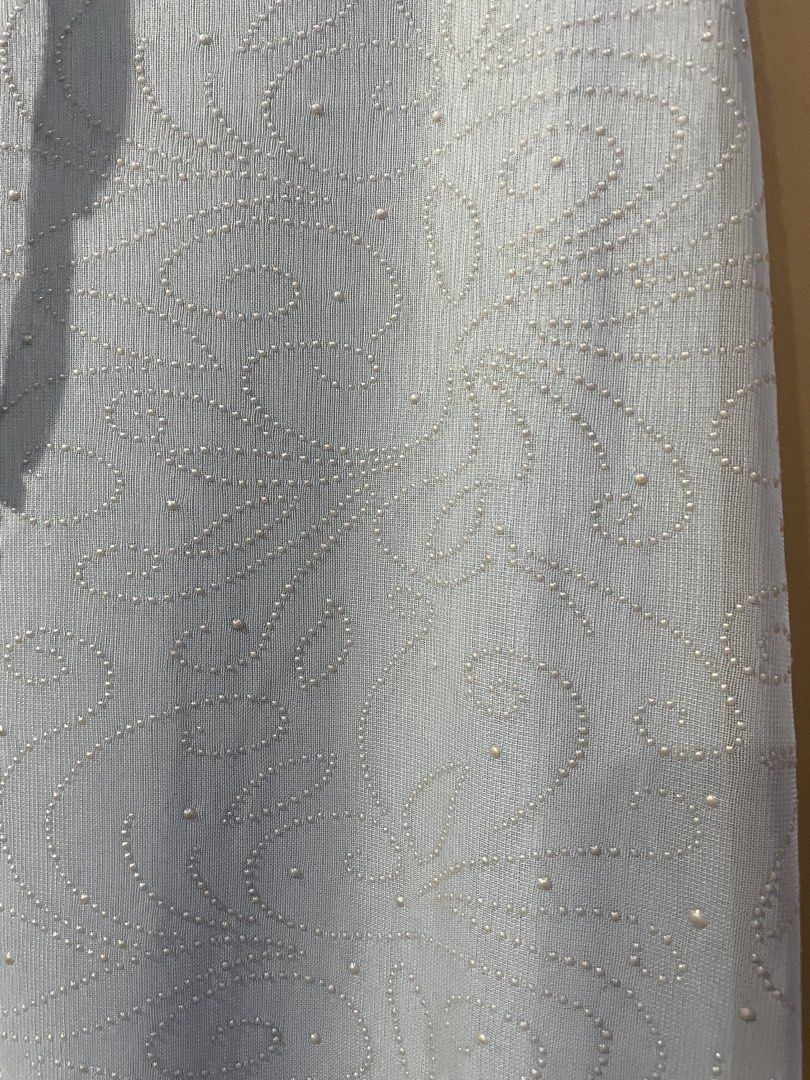Y2kLight blue midi skirt with beaded swirl pattern (Category: Skirts) located in Quezon City. Submitted by smileclothingline (Listing ID 1467855997, Image 3). Description: 🚚Courier: J&T/Lalamove/Gogoexpress 📍Shipping fee depends on your location 💸Mode of Payment: BPI/Gcash/Paymaya ‼️Payment first, only then will ship the item.