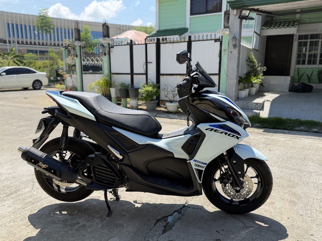 Yamaha Aerox V3 STD 2026 (Category: Motorbikes for Sale) located in San Fernando. Submitted by muffinthedoggo (Listing ID 1467841613, Image 1). Description: Aerox v3 STD 2026 ☑️ Registered until 2029 ☑️ Original Documents ☑️ 3 months old ☑️ 900+ odo ☑️ All stock engine TSMP 2.25 pipe ₱128,000 Slightly negotiable PM for inquiries 📍San Fdo City, La Union.