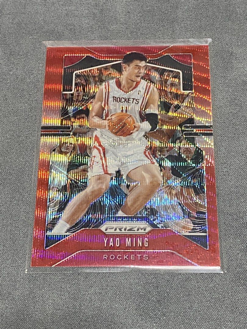Yao Ming Panini Prizm Parallel - Ruby Wave Prizm #7 (Category: Raw Singles) located in Batangas. Submitted by hobbysyo (Listing ID 1467950606, Image 1). Description: Mop Gcash or Bpi Addl sf.
