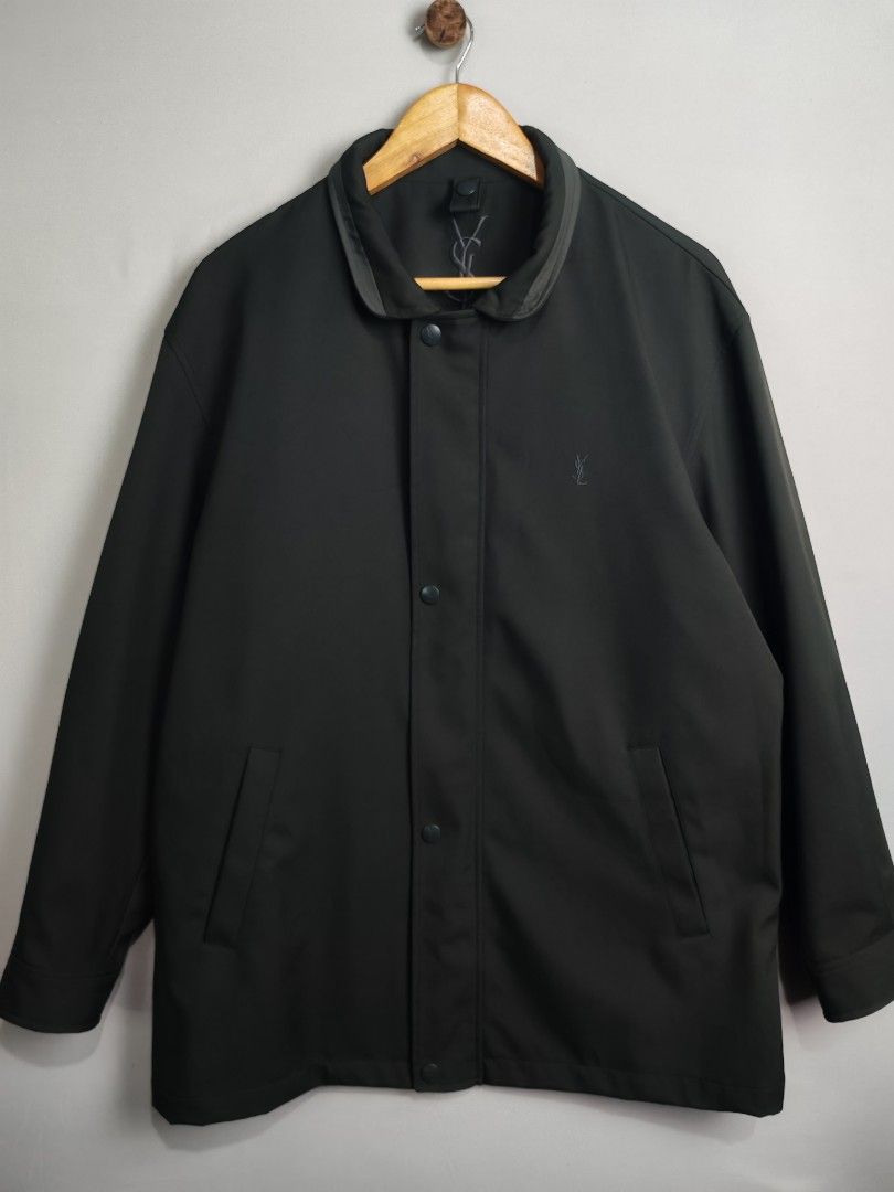 YSL Harrington Jacket (Category: Coats, Jackets and Outerwear) located in Baguio. Submitted by luxuryph2600_eric (Listing ID 1467847032, Image 2). Description: YSL Harrington Jacket 📌 Details⬇️⬇️⬇️ 📍Excellent Condition 📍Dimes 24*29 📍Color Rate 10/10 📍Size Xlarge 💰 PRICE 2500 FREE SHIPING 📌Loc. Baguio City Shipping Via J&T Reminder : Items are Thrifted and carefully Selected from Thrift Stores/Box/Bales Photos are Provided for Self Authenti