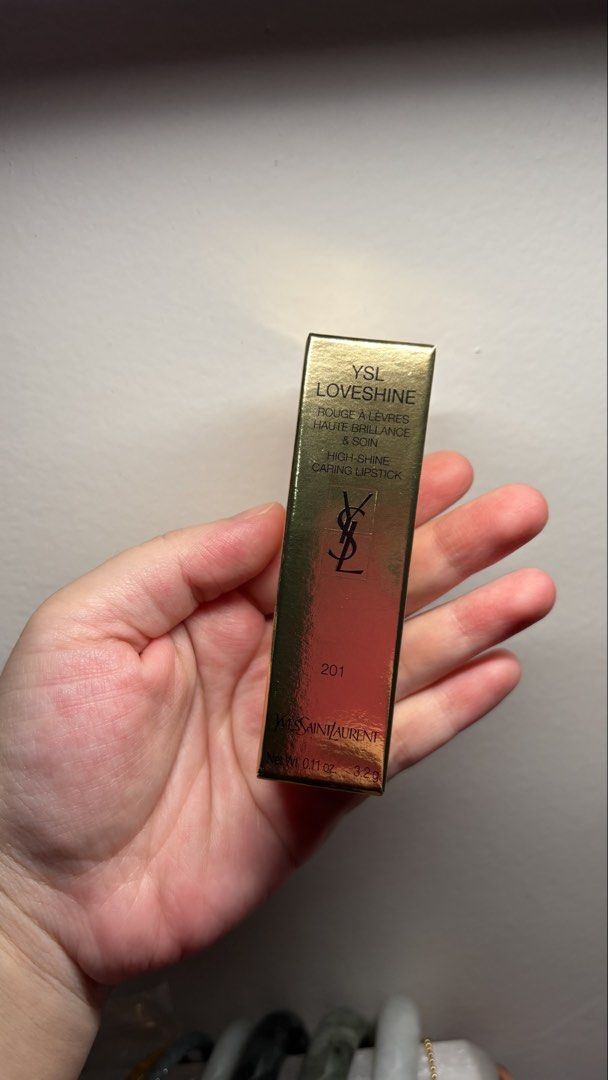YSL Loveshine 201 Rosewood Blush (Category: Makeup) located in General Santos City (Dadiangas). Submitted by alyssakristin (Listing ID 1468003948, Image 3). Description: Bought in Paris. Accidentally hit the lipstick while opening the cap. Rfs: impulse buy.
