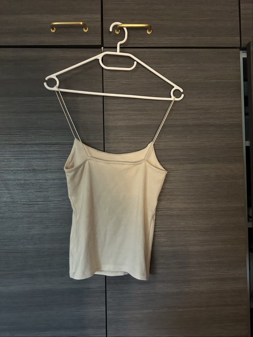 Zara Beige Thin Straps Top Size Medium (Category: Sleeveless) located in Quezon City. Submitted by cabs. (Listing ID 1467889124, Image 3). Description: Size Medium on tag -used a few times only!! LP POSTED.
