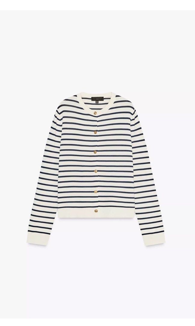 Zara stripe cardigan (Category: Coats, Jackets and Outerwear) located in Taguig. Submitted by gabby85953 (Listing ID 1467941316, Image 2). Description: No ww No dimension .