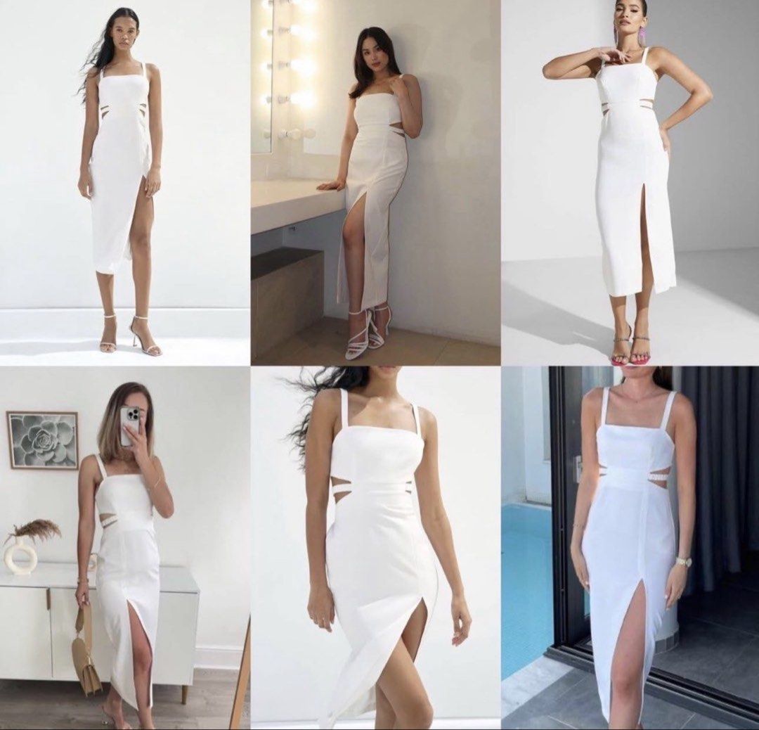 ZARA White Cuta-out Dress (Category: Dresses) located in Manila. Submitted by ccollection_ (Listing ID 1468019981, Image 2). Description: Brandnew without tag.