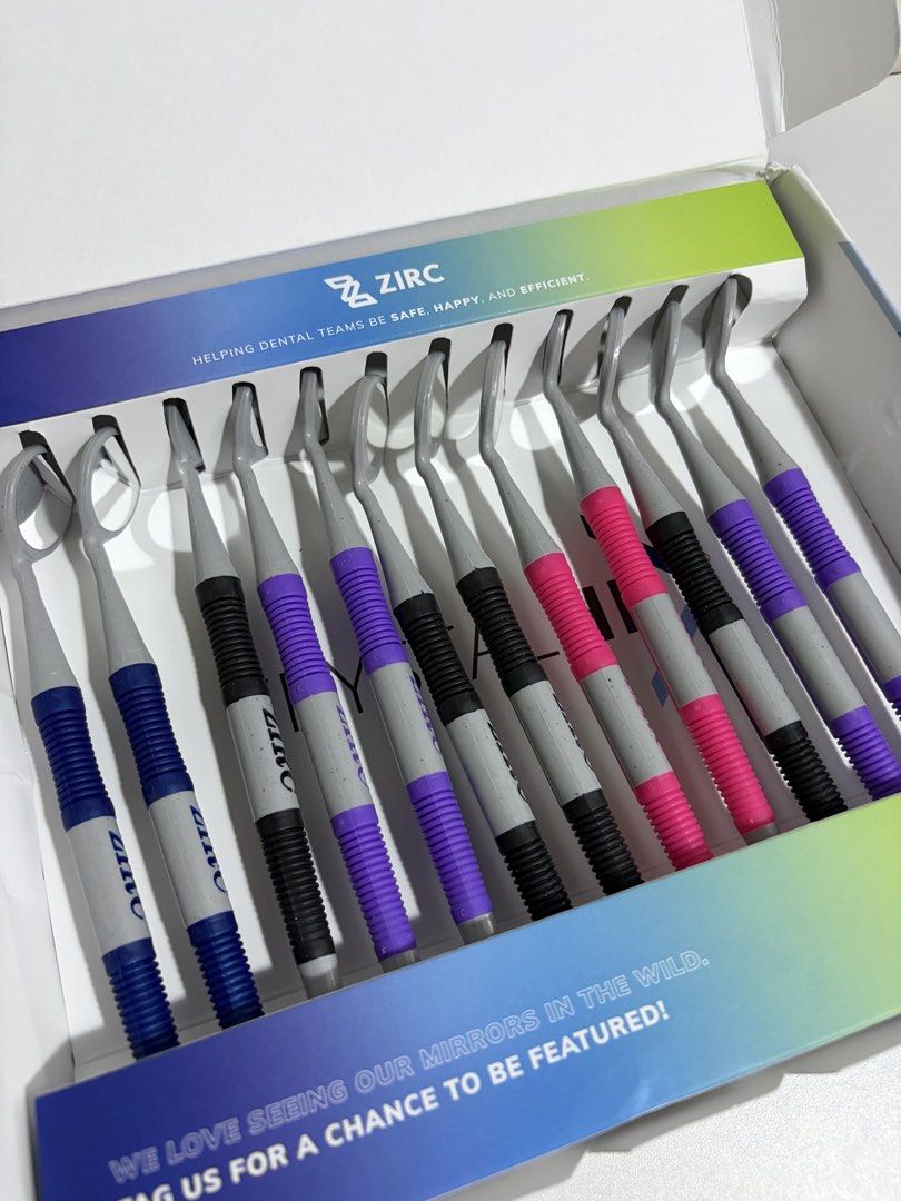Zirc Dental Mouth Mirror (Category: Medical Supplies & Tools) located in San Pedro. Submitted by dainty00 (Listing ID 1467956456, Image 2). Description: ZIRC MOUTH MIRROR ✨ Brand new Single sided & double sided available! Inquire for colors, availability & prices 🦷.