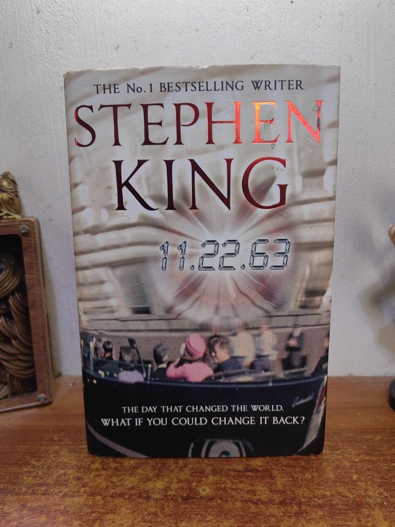 11 22 63 (Hardcover )-Stephen King (Category: Everything Else Others) located in Tarlac. Submitted by chapterse7en (Listing ID 1468067417, Image 2). Description: IMPORTANT: Serious buyers only. Lowballers and unresponsive buyers who ghost the chat will be automatically BLOCKED. Please do not message if you have no real intention of purchasing. Thank you for respecting my time. Good Condition Hardcover Small tear in Dust jacket Mode of Payment : G