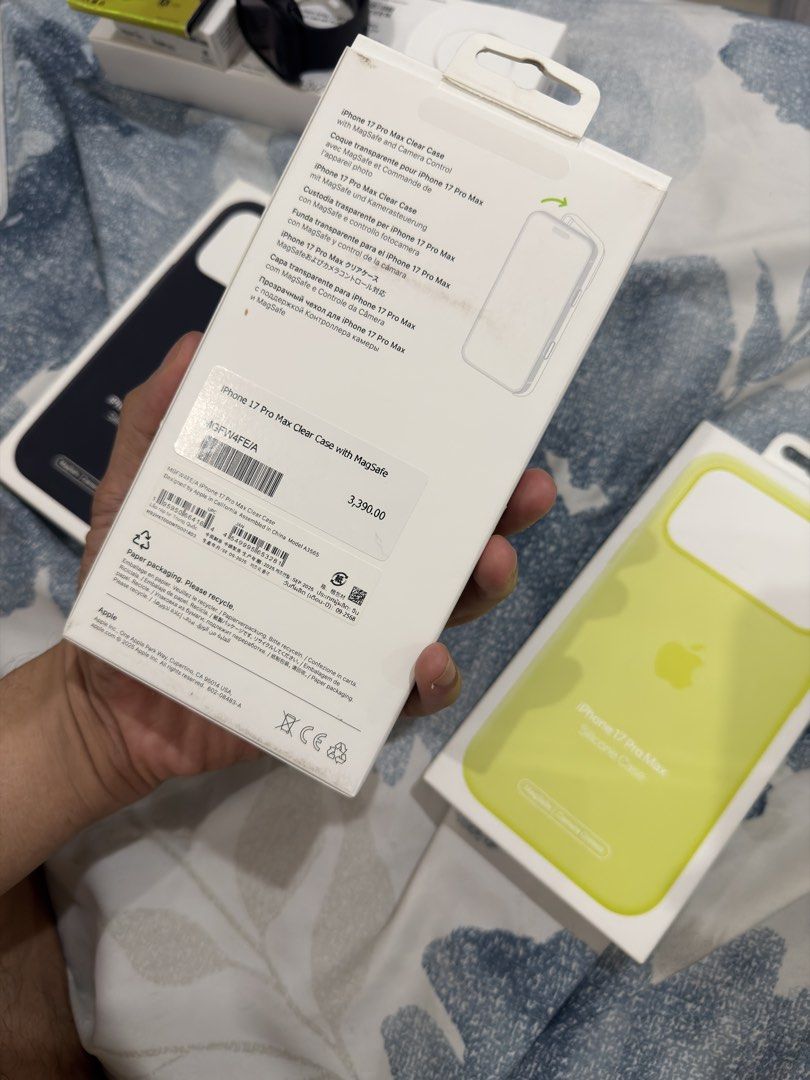 17 promax cases (Category: Cases & Sleeves) located in Mandaluyong City. Submitted by sonnychris59467 (Listing ID 1468260335, Image 2). Description: 5k 3pcs npo with receipt rfs upgrade no longer nerd.