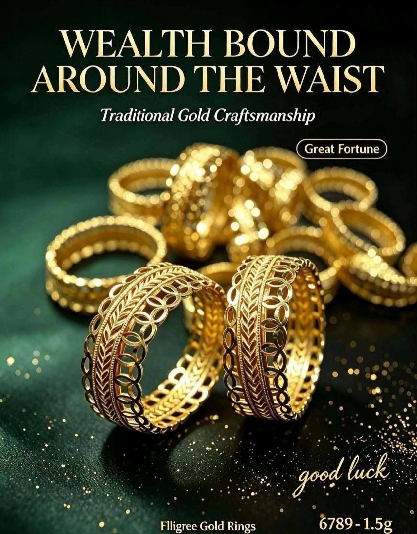 18k Saudi gold lucky ring (Category: Rings) located in Manila. Submitted by bhelgoldseller2ndaccount (Listing ID 1468129825, Image 2). Description: New!!✨New!!✨New!! Authentic 18k Saudi Golds 💯pawnable/naisasanla 💯with high appraisal rate 💯good investment 💯Direct supplier price 👉OPEN for resellers 🌺please take time to evaluate their actual sizes and grams 👉Best panggift for all occasions ✅ Sold per grams not per piece Kya lowest price ✅Wit