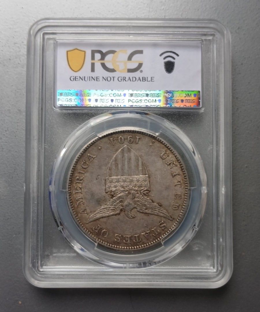 1904 S one peso silver coins (Category: Currency) located in Lipa City. Submitted by MAGBABALOT7 (Listing ID 1468141192, Image 3). Description: enviromenral damage au details . silver coins.