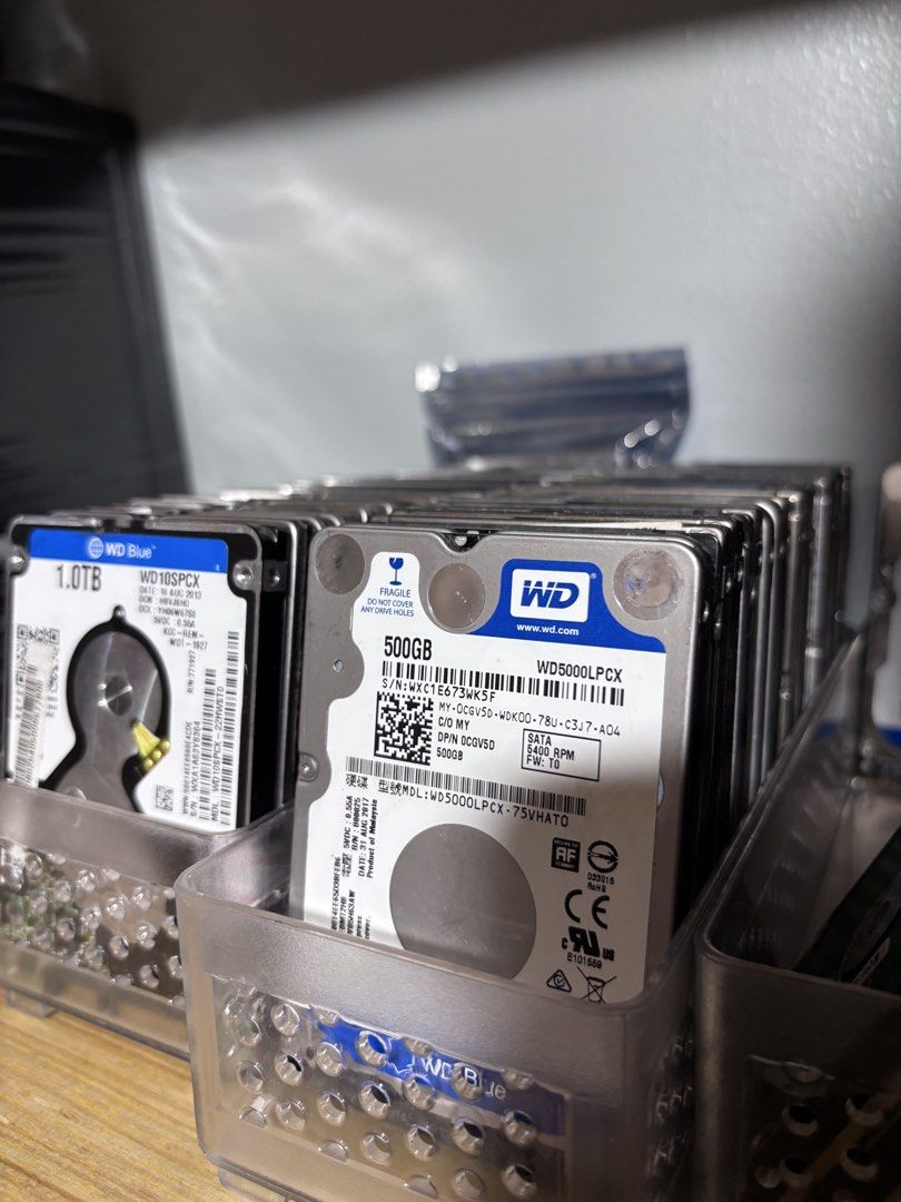 1TB AND 500GB 2.5 INCH HDD (Category: Hard Disks & Thumbdrives) located in Manila. Submitted by reginedetera (Listing ID 1468237216, Image 2). Description: 250gb- 250php 320gb- 300php 500gb- 500php 1tb- 1500php Assorted brands All tested 100% health and perf With 7days warranty Loc: Pasig.