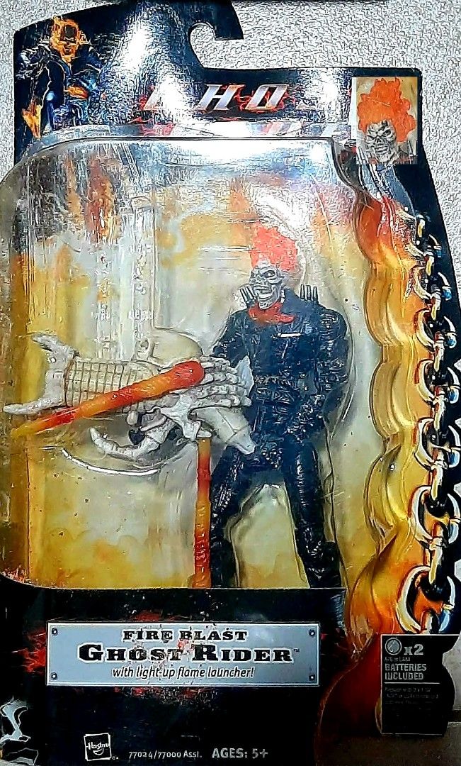 2007 Hasbro Ghost Rider Movie Action Figures (Category: Action & Battle Toys) located in Liloan. Submitted by angelyneroberts_171329 (Listing ID 1468088414, Image 3). Description: FOR SALE 2007 Hasbro Ghost Rider Movie Action Figures DESCRIPTION : - Released by Hasbro in 2007. - 1:12 scale (6 in.) CONDITION : - 10/10, Mint On Card. - what you see is what you get - LEGIT PRICE : p12,000 set of 6 pcs.(NEGOTIABLE) PLUS SHIPPING FEE LAY AWAY PLAN AVA