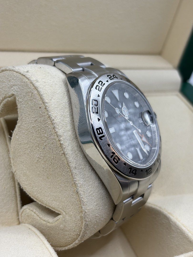 2013 Rolex Explorer II 216570 (Category: Luxury Watches) located in Pasig City. Submitted by nickyestrada (Listing ID 1468083432, Image 2). Description: Rolex Explorer II Black 42mm 216570 2013 year model 9.5/10 Complete set Open for authentication 490k.