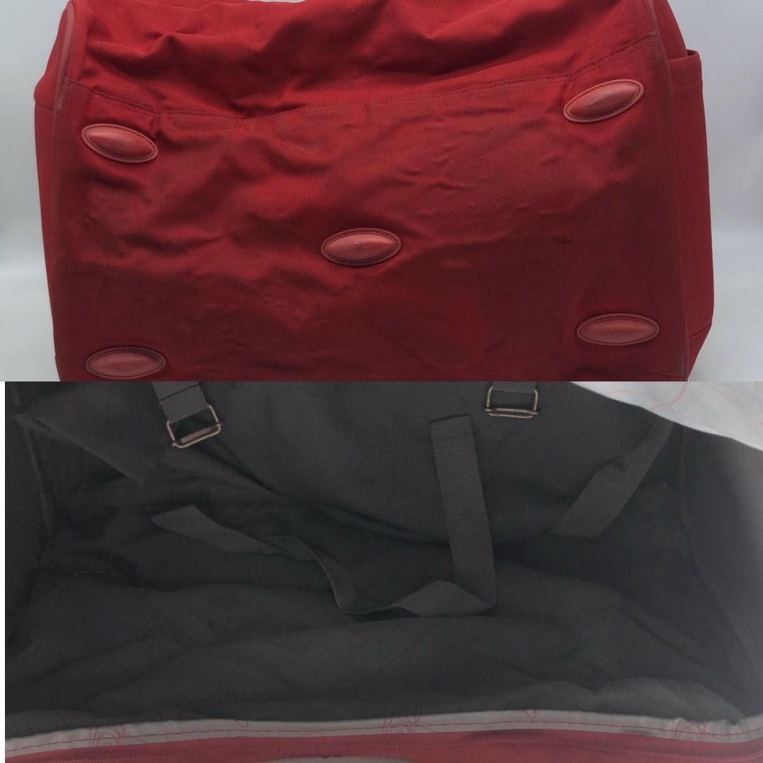 267009993 SAMSONITE BAG CANVAS BOSTON BAG (Category: Luxury Bags & Wallets) located in Taguig. Submitted by ecoring.ph (Listing ID 1468111013, Image 3). Description: ◆CONDITION: BC ◆DESCRIPTIONS: (Other defects/info:) OUTER: The body of the bag is stained and dirty, and shows signs of use. The bottom and bottom corners of the bag are stained, dirty, and creased, have scuffing, and show signs of use. The bottom base studs of the bag are scratched 