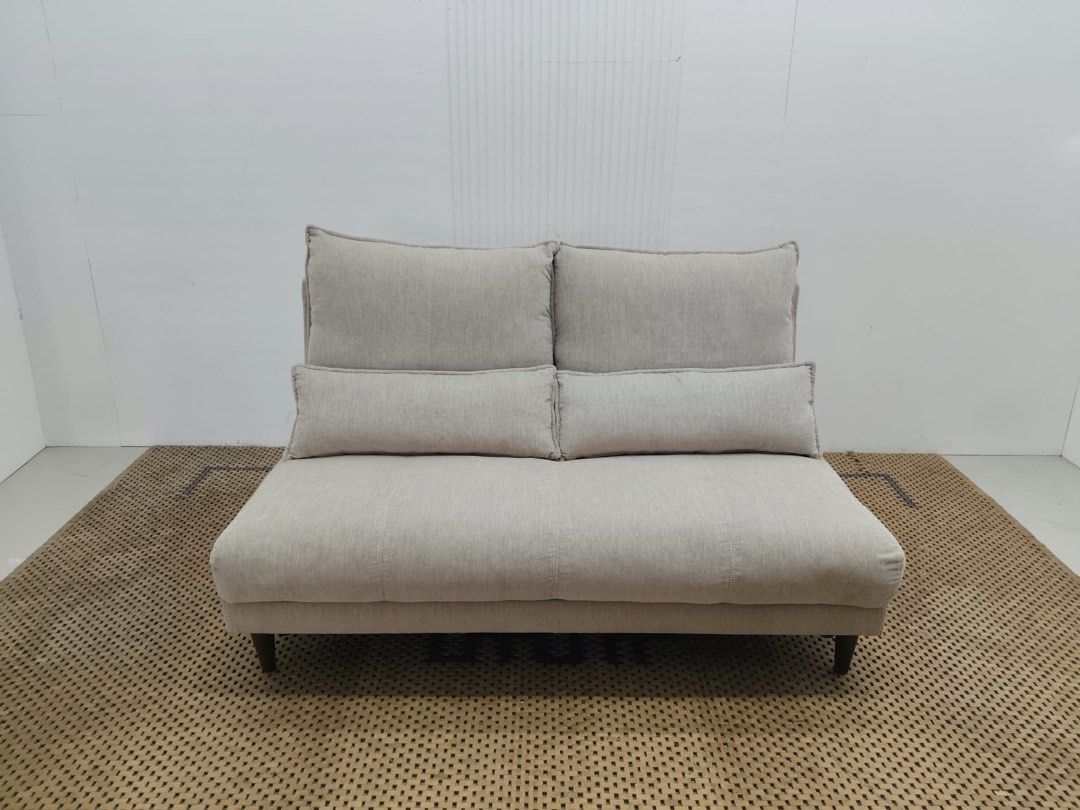 2 seater sofa (Category: Sofas) located in Quezon City. Submitted by matetdevis13 (Listing ID 1468223730, Image 3). Description: Modern Fabric 2-Seater Loveseat Sofa with Cushions Price: 8,900 L58.5 x W36 x H36.5/15 In good condition Code JMD40-M505.