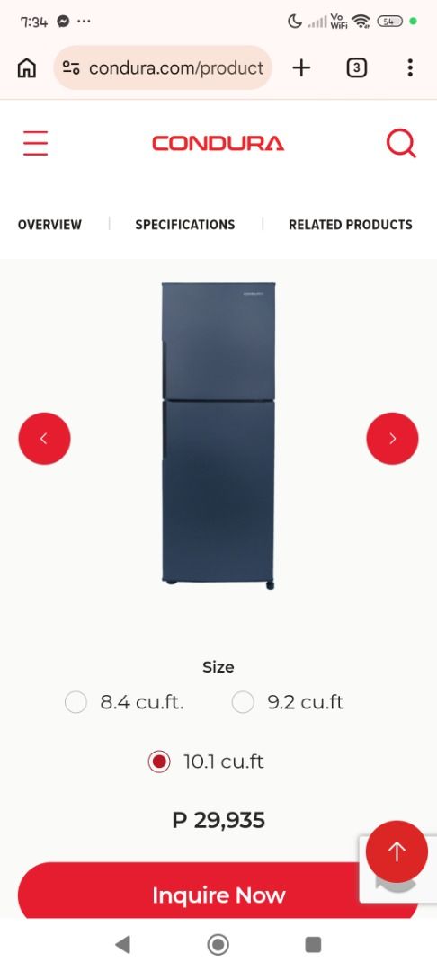 2nd hand refrigerator (Category: Refrigerators and Freezers) located in Caloocan City. Submitted by donzkiena38711 (Listing ID 1468137534, Image 1). Description: selling our refrigerator.. bought July 2026 need to resell as were moving into a different house no issue .
