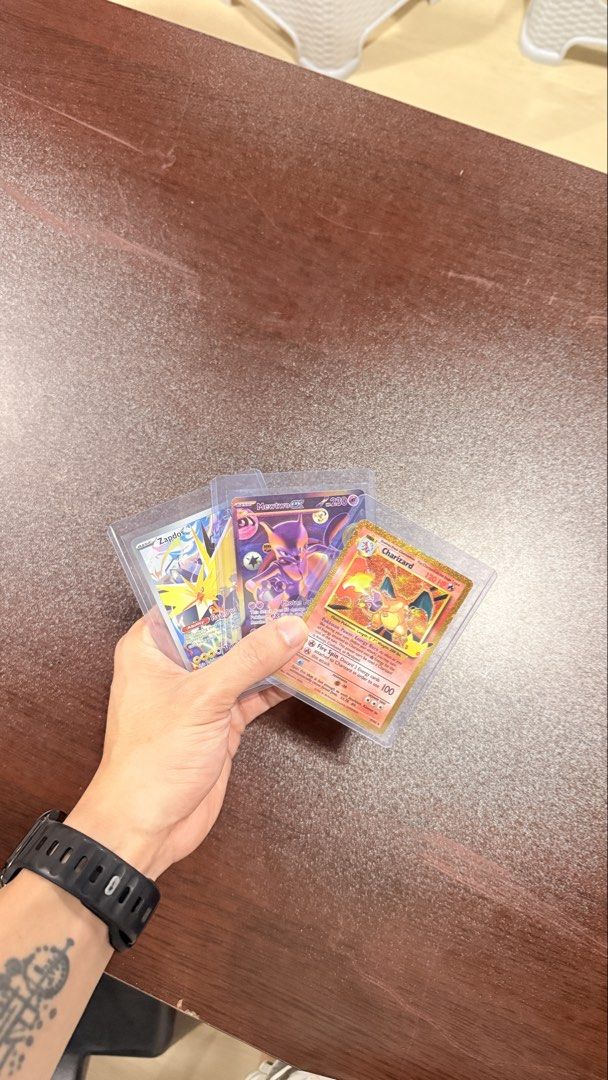 30th celebrations : MEWTWO FUR, CHARIZARD AND ZAPDOS (Category: Raw Singles) located in Manila. Submitted by pokaymong (Listing ID 1468095877, Image 1). Description: For sale or willing to trade for Lugia Classic collection.