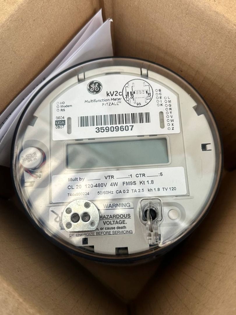 3 PHASE KWH METER GE KV2C FORM 9S W/ ERC (Category: Everything Else Others) located in Manila. Submitted by 09171479278_elsie. (Listing ID 1468062702, Image 2). Description: 3 PHASE KWH METER GE KV2C FORM 9S W/ ERC.