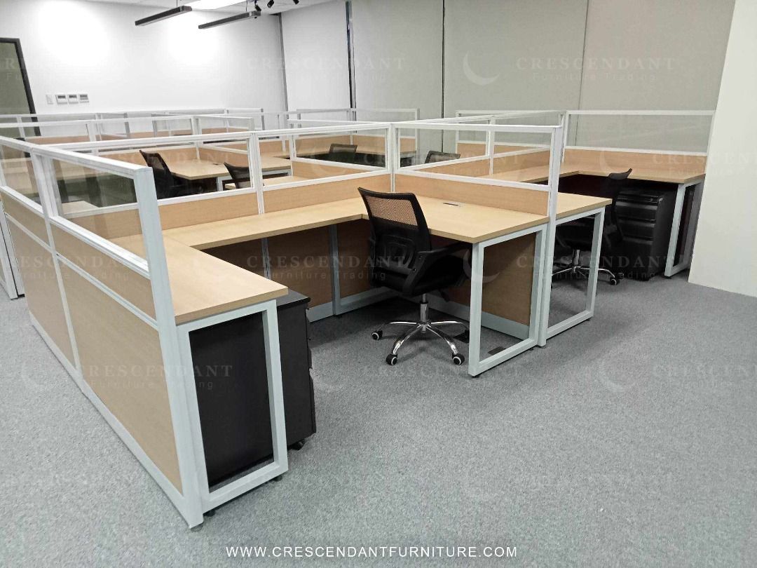 4 Seater Office Workstation (Category: Office Furniture & Fixtures) located in Pasig City. Submitted by abicft (Listing ID 1468138588, Image 3). Description: (THE PRICE IS FOR POSTING PURPOSES ONLY) CUSTOMIZE RECEPTION TABLE Custom-color, measurement 📌FREE QUOTATION! 📌FREE SITE VISIT & FREE ESTIMATE within Metro Manila 📌FREE 2D AND 3D LAYOUT or you can send us your measurement/layout. 📍Other products: ✅Office Partition ✅Steel Cabinet ✅Office 