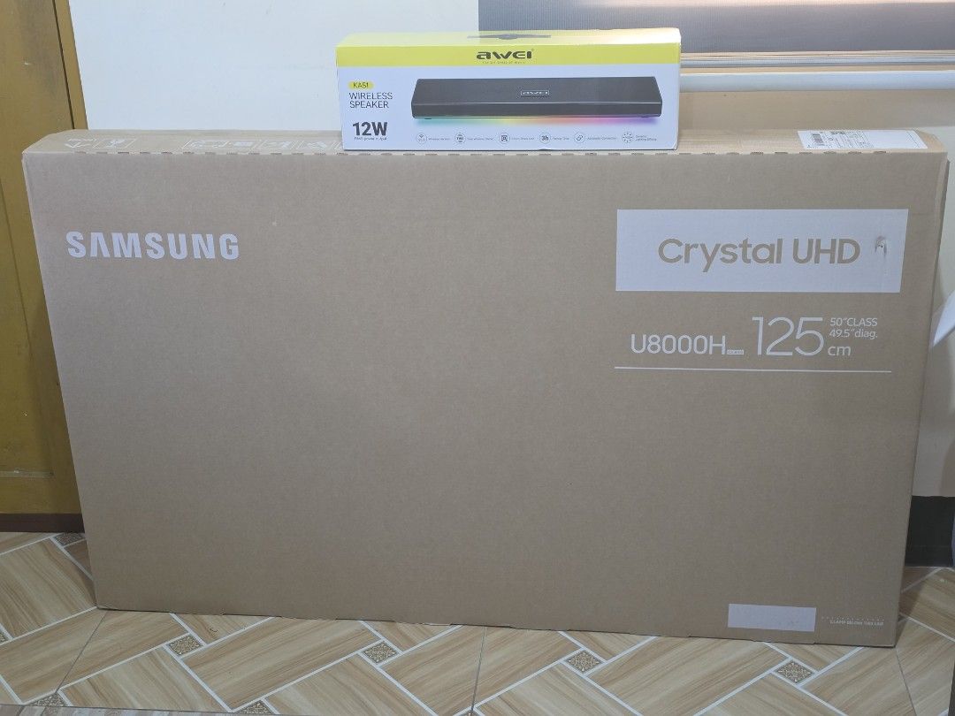 50inch Samsung Smart Tv U8000H 17,500php (Category: TV) located in Las Pinas. Submitted by wahzap (Listing ID 1468068933, Image 1). Description: Brandnew Samsung U8000H Smart Tvs 📺 43inch @ 16,500 💖 50inch @ 17,999 💖 Pickup in Las Pinas Grab / Lalamove Delivery 🚘.