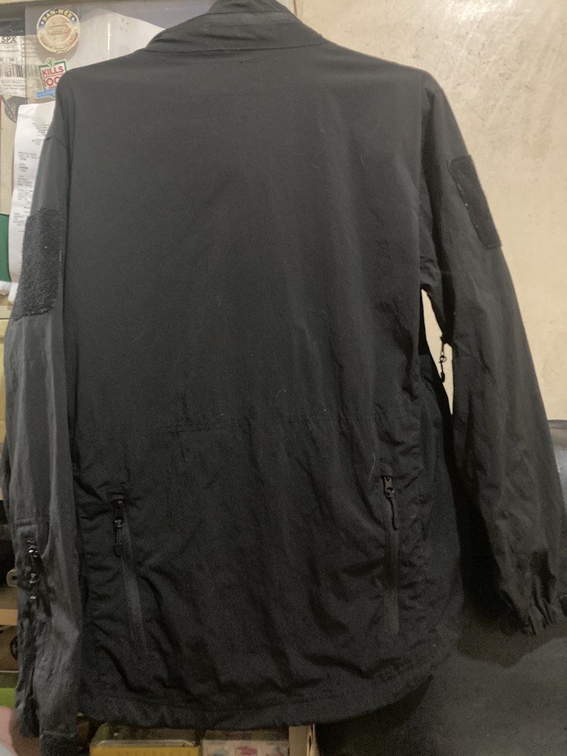 5.11 Tactical Series Black Jacket Size S (Category: Coats, Jackets and Outerwear) located in Legazpi City. Submitted by mmendoz45 (Listing ID 1468072120, Image 3). Description: - Brand: 5.11 Tactical Series - Size: Small - Color: Solid Black - Closure: Zippered front with high collar design - Pockets: Multiple functional pockets on front and sleeves - Extras: Hook and loop panels on both arms for patches - Condition: Clean and ready to wear.