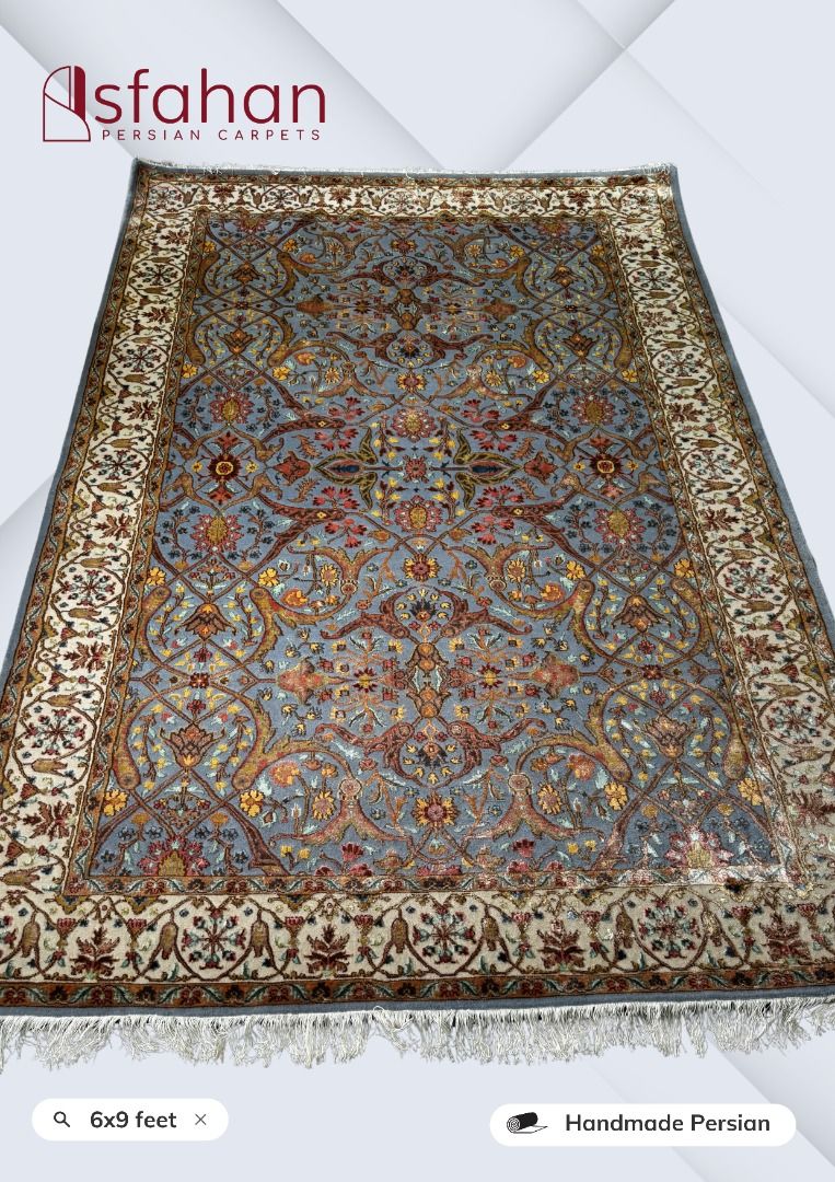 6x9feet Handmade Persian Carpet (Category: Carpets, Mats & Flooring) located in Pasig City. Submitted by isfahan999 (Listing ID 1468175082, Image 2). Description: Quality: Pure Handmade Design: Persian Material: Wool Size: 5x8 feet Disclaimer: Please note that actual product colors may deviate from what is displayed on screen. We highly recommend viewing the products in person. Carpet demonstrations are offered free of charge. Persian carpets, sy