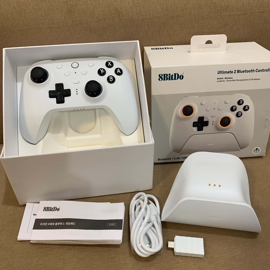 8bitDo Ultimate 2 Bluetooth Controller for Nintendo Switch, Switch 2 and Windows PC (Category: Controllers) located in Imus. Submitted by shavogamingph (Listing ID 1468244442, Image 2). Description: ‎✅ Item in good condition ‎✅ No issue 8bitDo Ultimate 2 Bluetooth Controller ‎Compatible with Switch, Switch 2 and Windows PC ‎📍 Imus Cavite ‎ ‎Pick up/ Meetup ‎Lalamove/ LBC ‎ ‎🛵 Available for COD ‎.