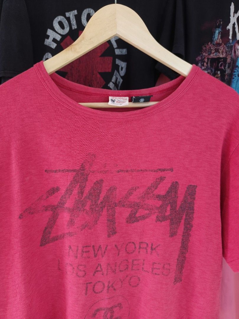 90's stussy tee (Category: Tshirts & Polo Shirts ) located in Toledo. Submitted by goldendogs (Listing ID 1468217409, Image 2). Description: 80's - 90's stussy tee Trash condi Singles all Large fit.