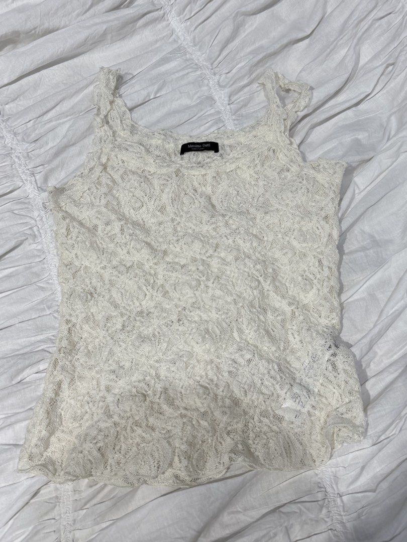 ⋆. 𐙚 ˚ massimo dutti lace top (Category: Sleeveless) located in Makati City. Submitted by thezarachives (Listing ID 1468255239, Image 1). Description: ⋆. 𐙚 ˚ only used once.